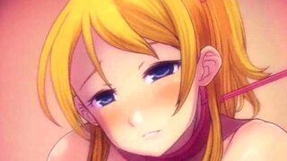 Animated blonde licking fat dick with lust